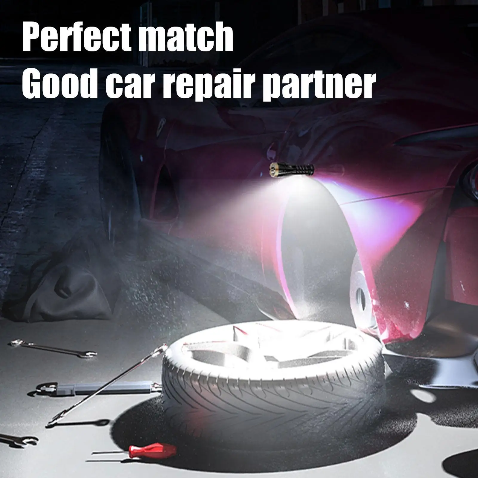 

Светодиодный фонарик высокой мощности, минисветильник ный светильник с зарядкой через Usb, магнитный портативный фонарь с питанием от аккум...