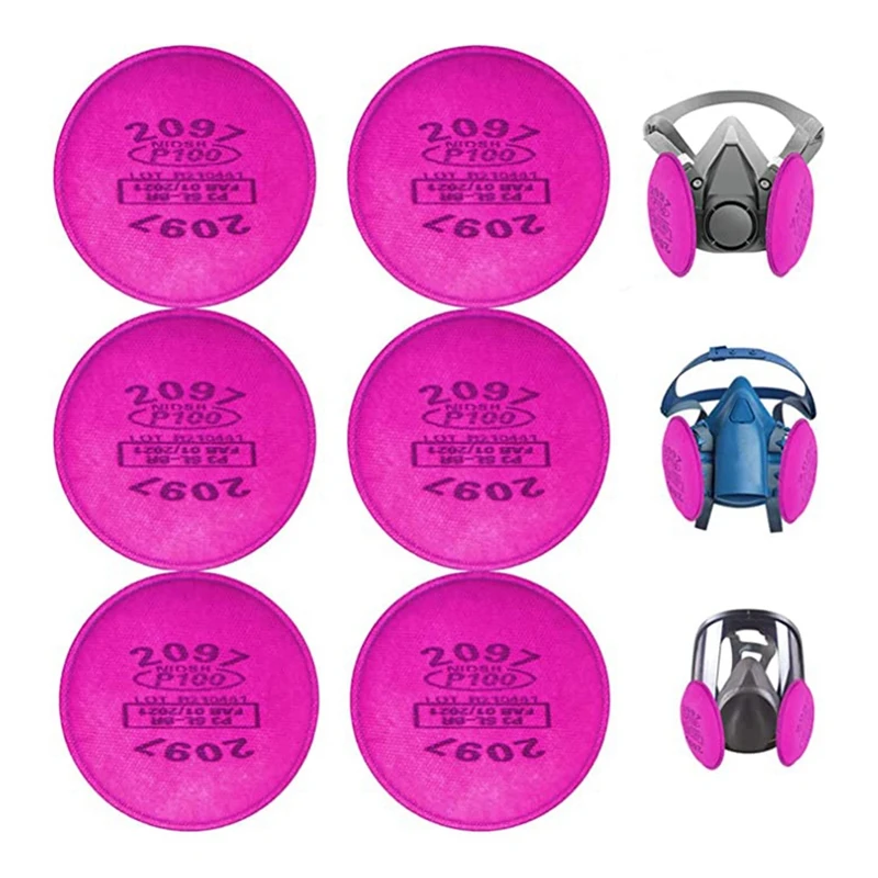 

6PCS Filters For Respirator, Particulate Filter