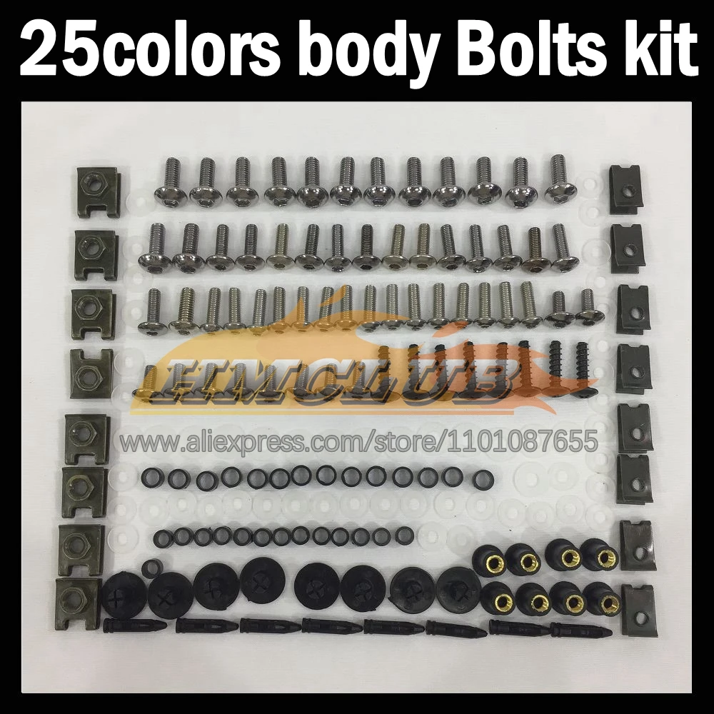 

268ps Full Screws Kit Body bolt For HONDA CBR1000RR CBR1000 CBR 1000 RR 1000RR 1000CC 04 05 2004 2005 Fairing bolts screw NutS