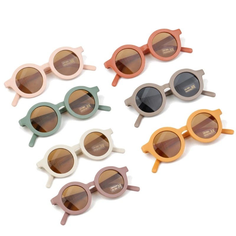 

Summer Polarized UV Protect Child Sunglasses Retro Round Kid Polarized Sunglasses UV 400 Protection Children Drop Shipping