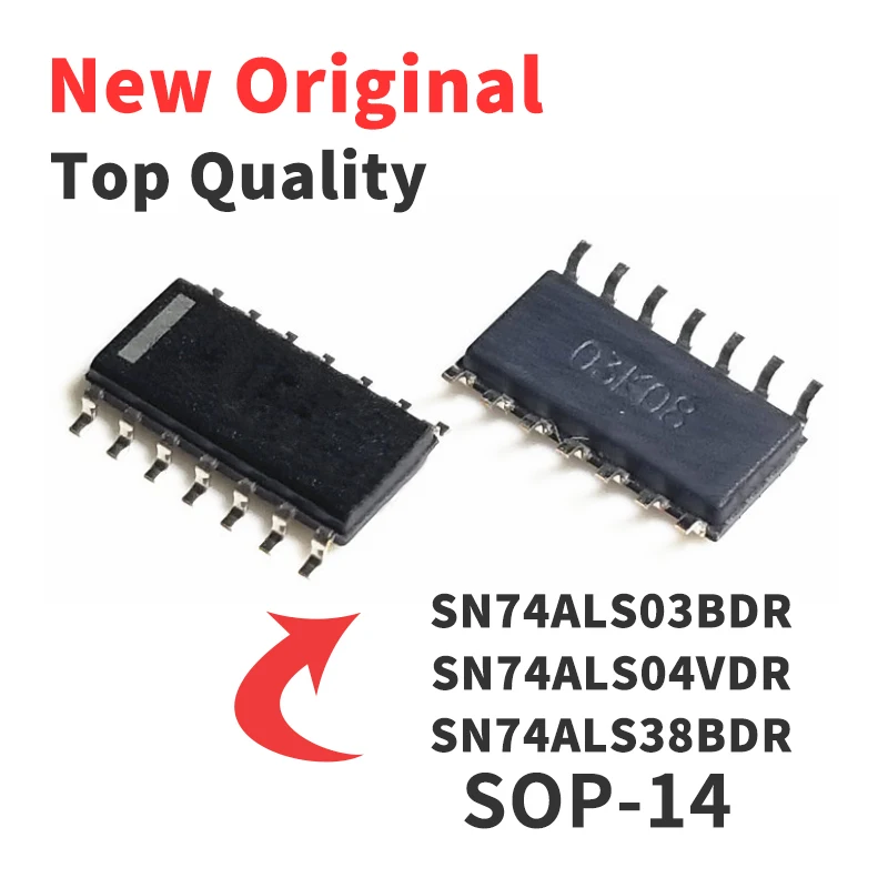 

5PCS SN74ALS03BDR SN74ALS04BDR SN74ALS38BDR SMD SOP14 Chip IC Brand New Original