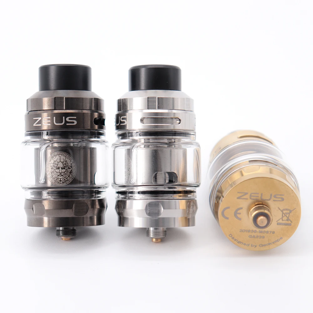 

Zeus Sub Ohm Tank 2ml/5ml Capacity Atomizer 810 drip tip Mesh Z1 Coil 0.4ohm/0.2ohm VS ZEUS X Vape RTA tank