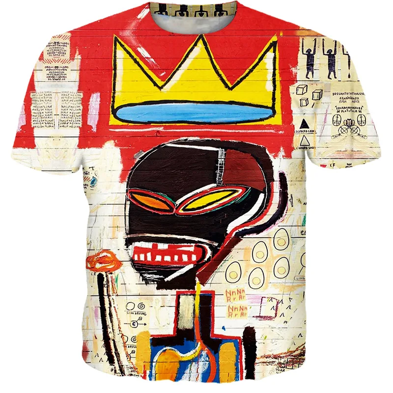 

Men Summer Abstract Art Tee 3D Printed T Shirts Graphic T-shirt Casual Clothing Fashion Streetwear Short Sleeve Personality Tops