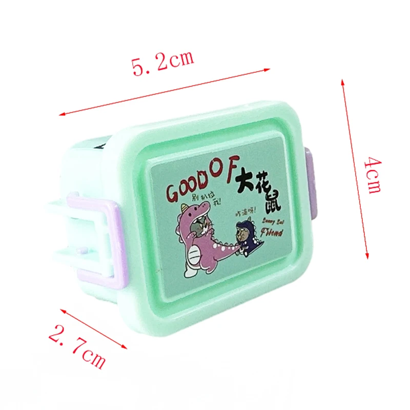 Миниатюрный кукольный домик аксессуары портативный ящик для хранения детей