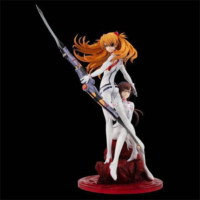 

Anime Neon Genesis Evangelion Asuka Langley Soryu Makinami Mari Illustrious PVC Action Figure Collectible Model Doll Toy 23cm