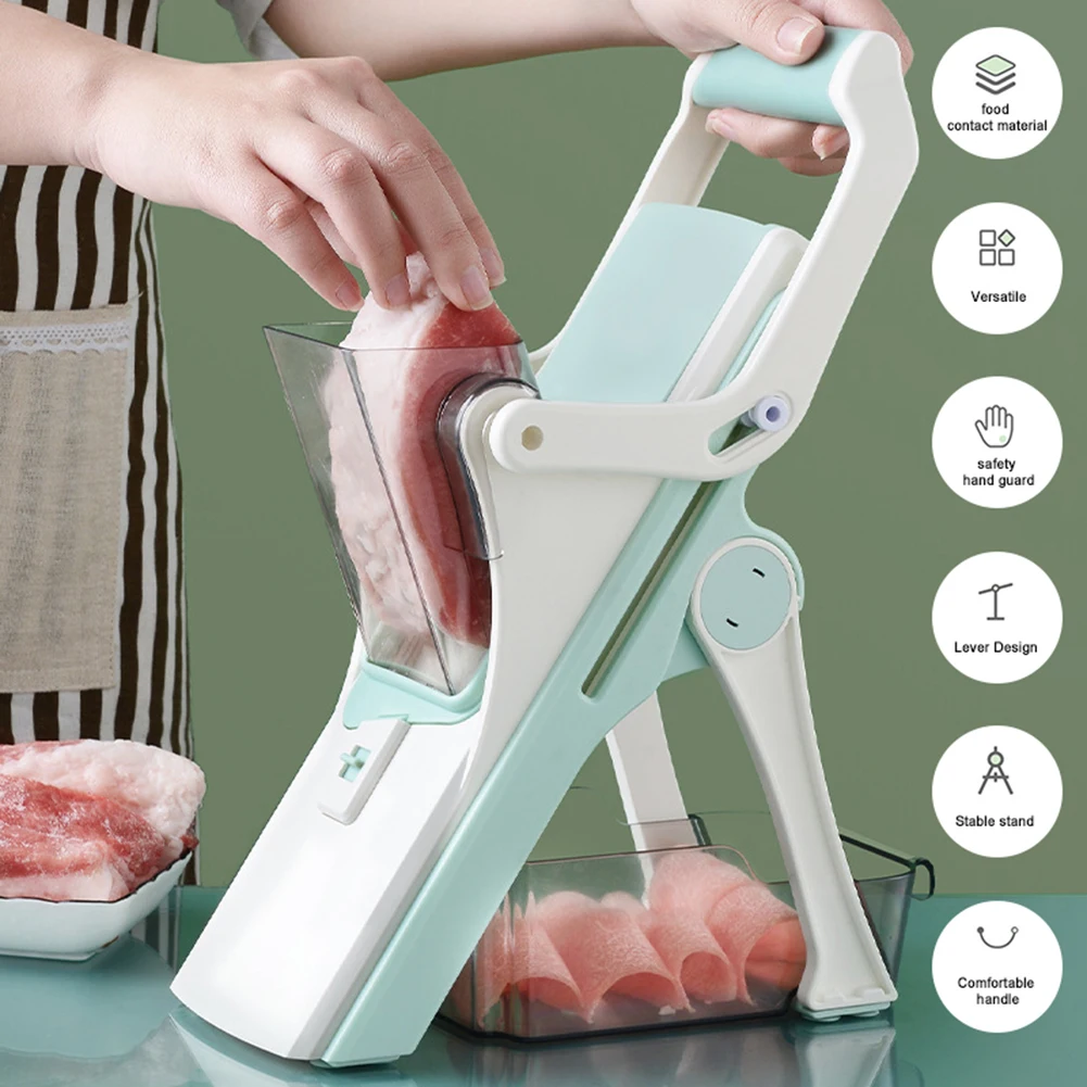 

5 In 1 Multifunction Vegetable Cutter Meat Potato Slicer Carrot Grater Shredder Fruit Aid Tool Kitchen Gadgets Accessories