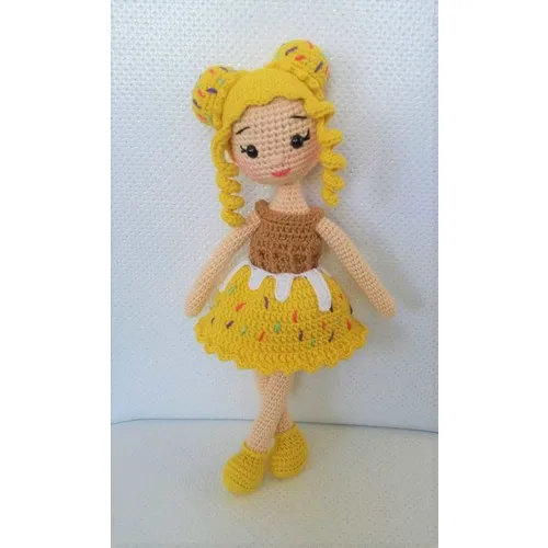 Amigurimi Lemon Cupcake Baby Organic Toy handmade Amigurumi organic Sleeping friend | Игрушки и хобби