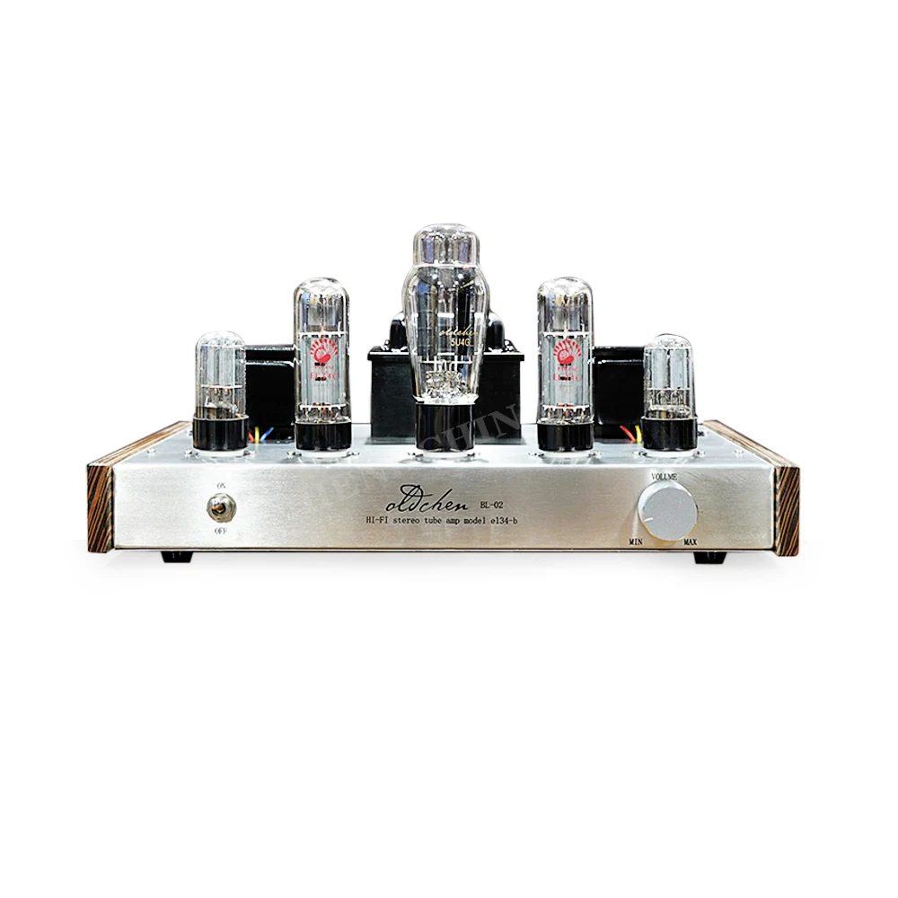 

LaoChen EL34 Tube Amplifier HIFI Single-ended Class A Oldchen Handmade Scaffolding Amp