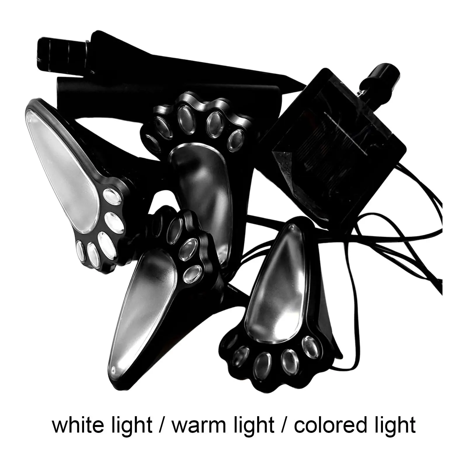 

Footprint Solar Ground Lights Lighting Gifts Lamp for Outdoor Decor Garden Deck Path