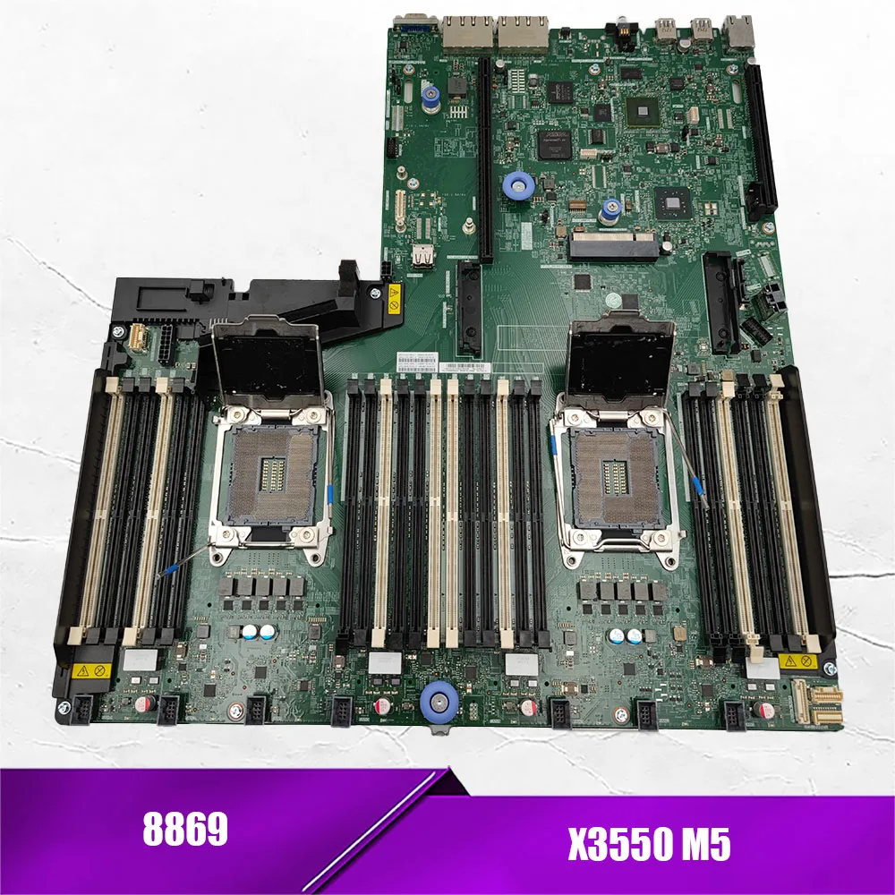 

Server PC Motherboard For Lenovo IBM X3550 M5 8869 01KN187 01PE217 01GT444 Mainboard