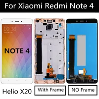 5 5 lcd for xiaomi redmi note 4 mtk helio x20 lcd displaytouch screen assembly replacement for redmi note4 lcd