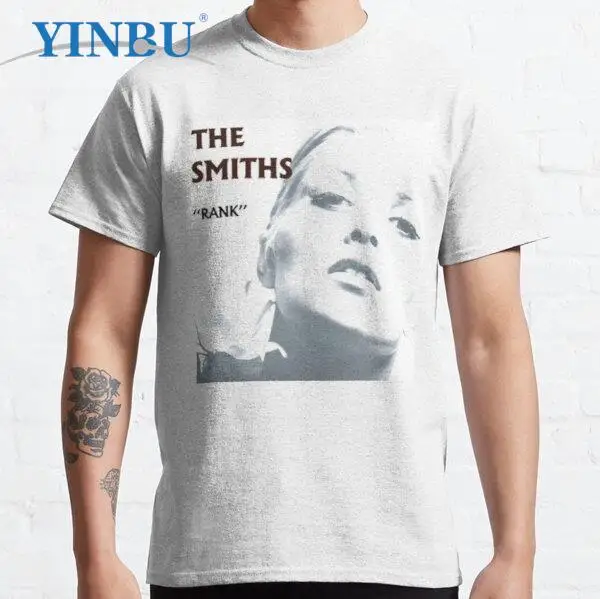 

RaNK print YINBU Brand t shirts High quality Men's short O neck t-shirt The Smiths Graphic Tee