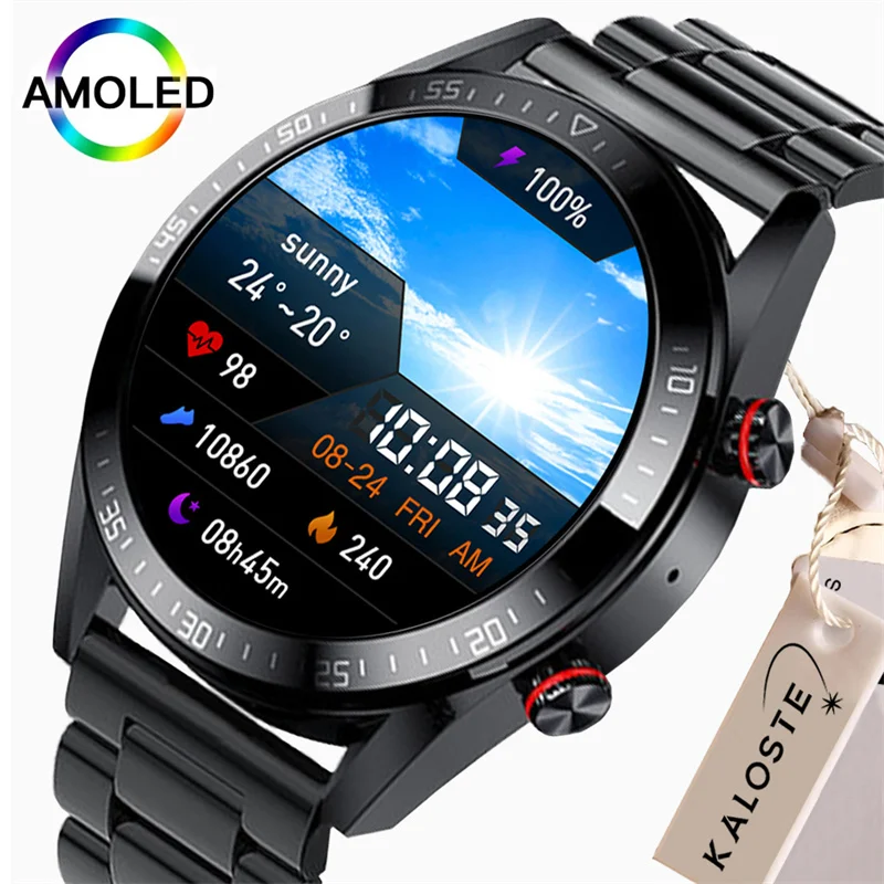 

2022 New 454*454 HD Screen Smart Watch Men Always Display The Time Bluetooth Call Local Music Men Smartwatch For Huawei Xiaomi