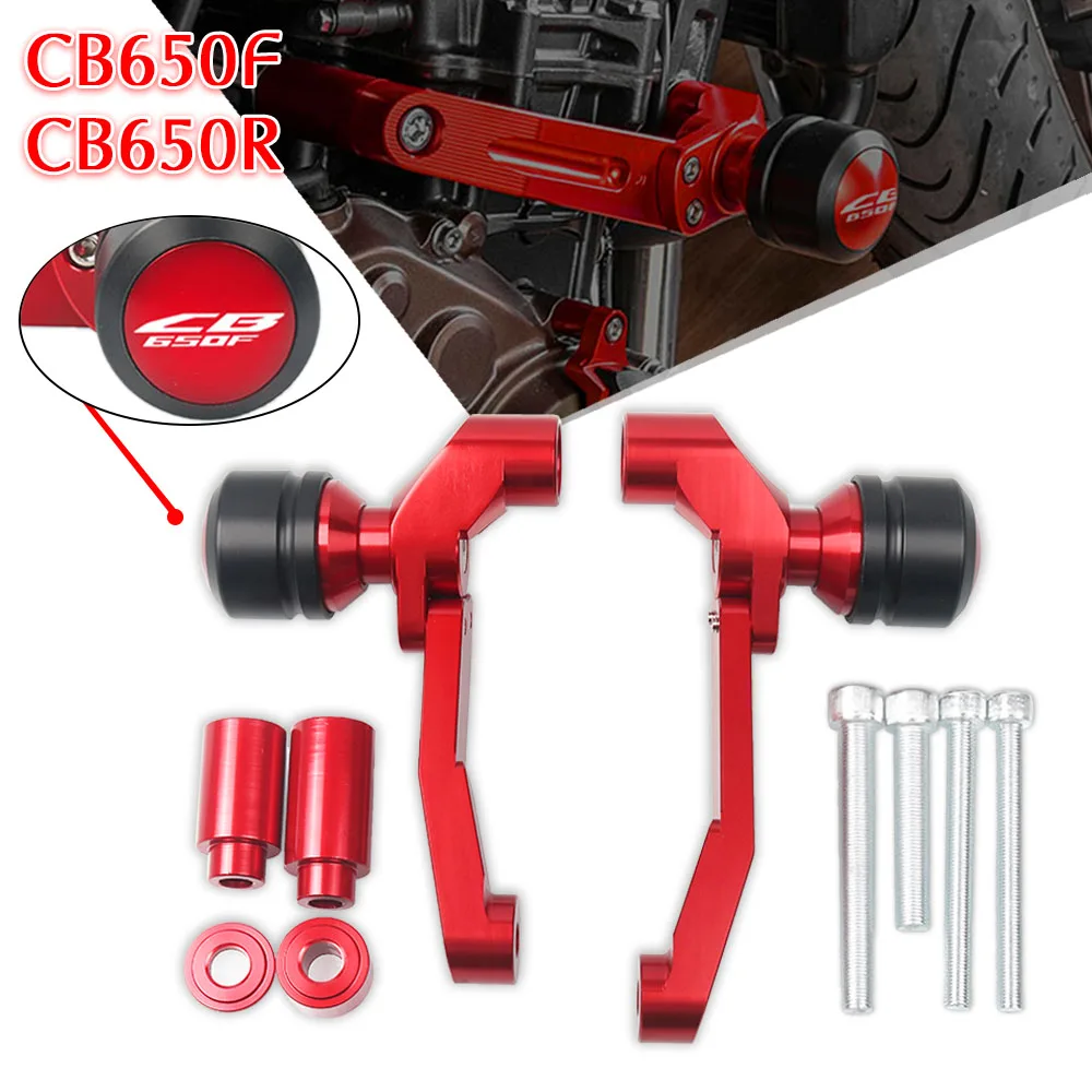 

Для HONDA CB650F CB650R CB 650F CB 650R 2019-2020 защита от падения мотоцикла Рамка слайдер фотозащита