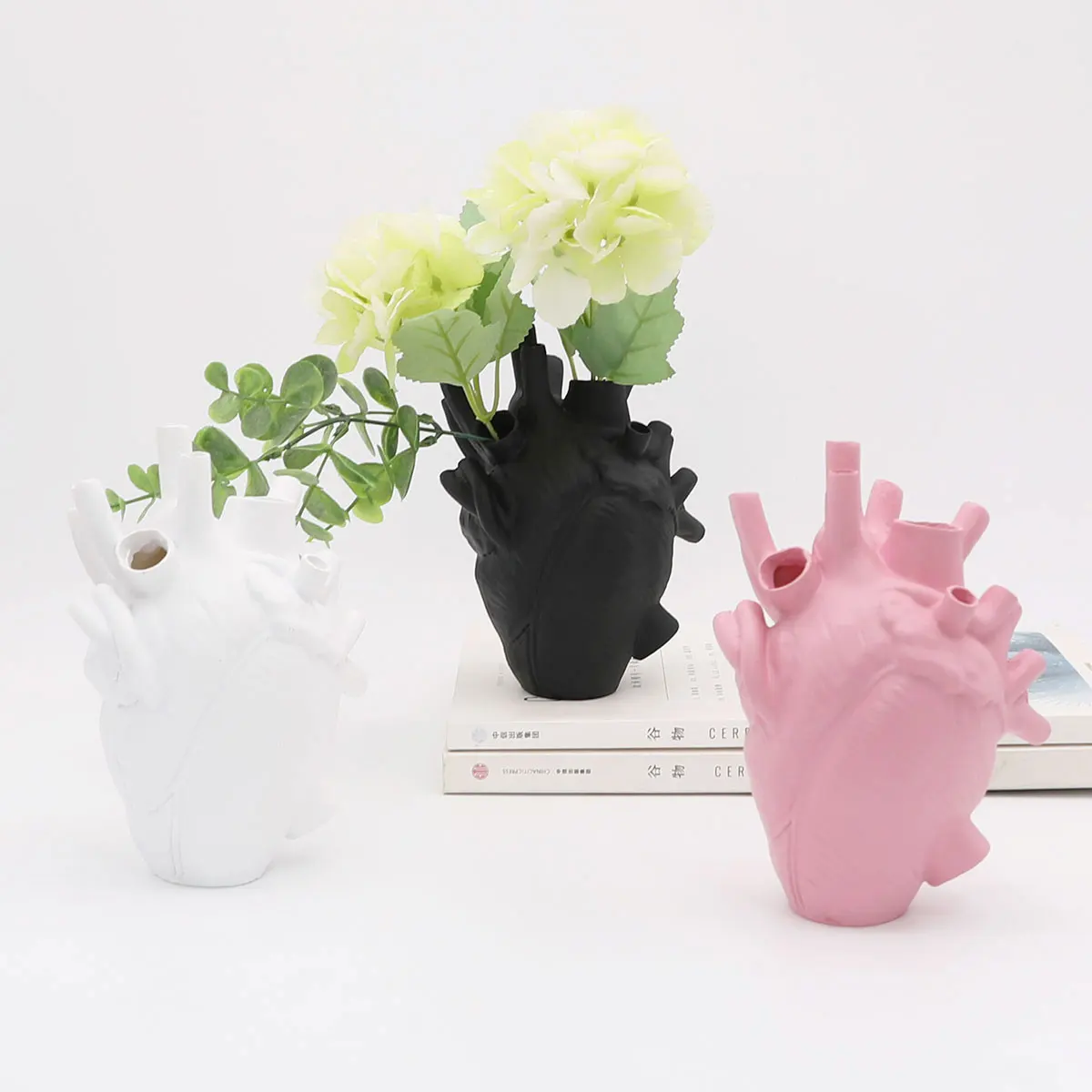 Скандинавское моделирование анатомическая ваза для цветов в форме сердца