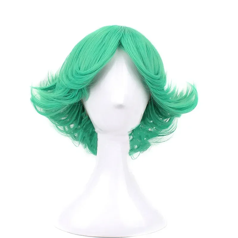 Аниме Terrible Tornado Senritsu No Tatsumaki One Punch-Man Косплей Костюм Парик Черное Сплит Платье