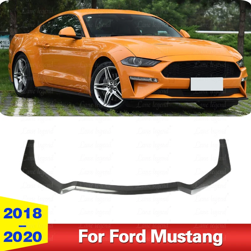 Для Ford Mustang 2018-2020 GT стиль автомобильный передний бампер губ обвес комплект