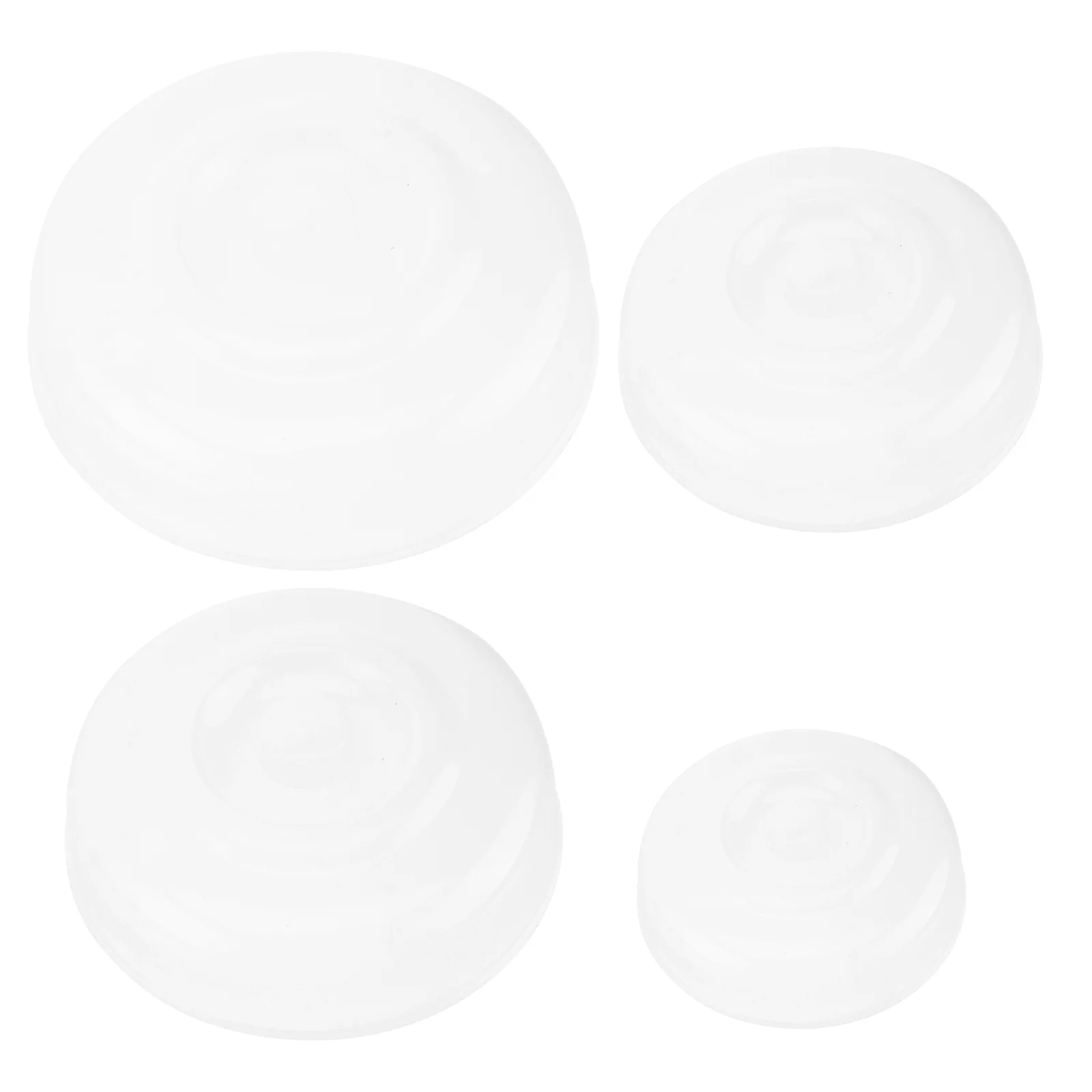 

4pcs Transparency Anti Oil Splashing Food Cover Microwave Oven Dust Cover