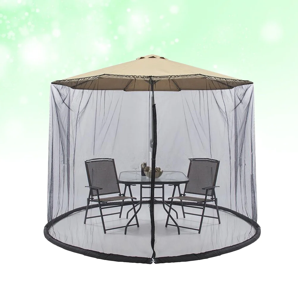 

300 X230CM Outdoor Parasol Umbrella Mesh Network Mosquito Netting