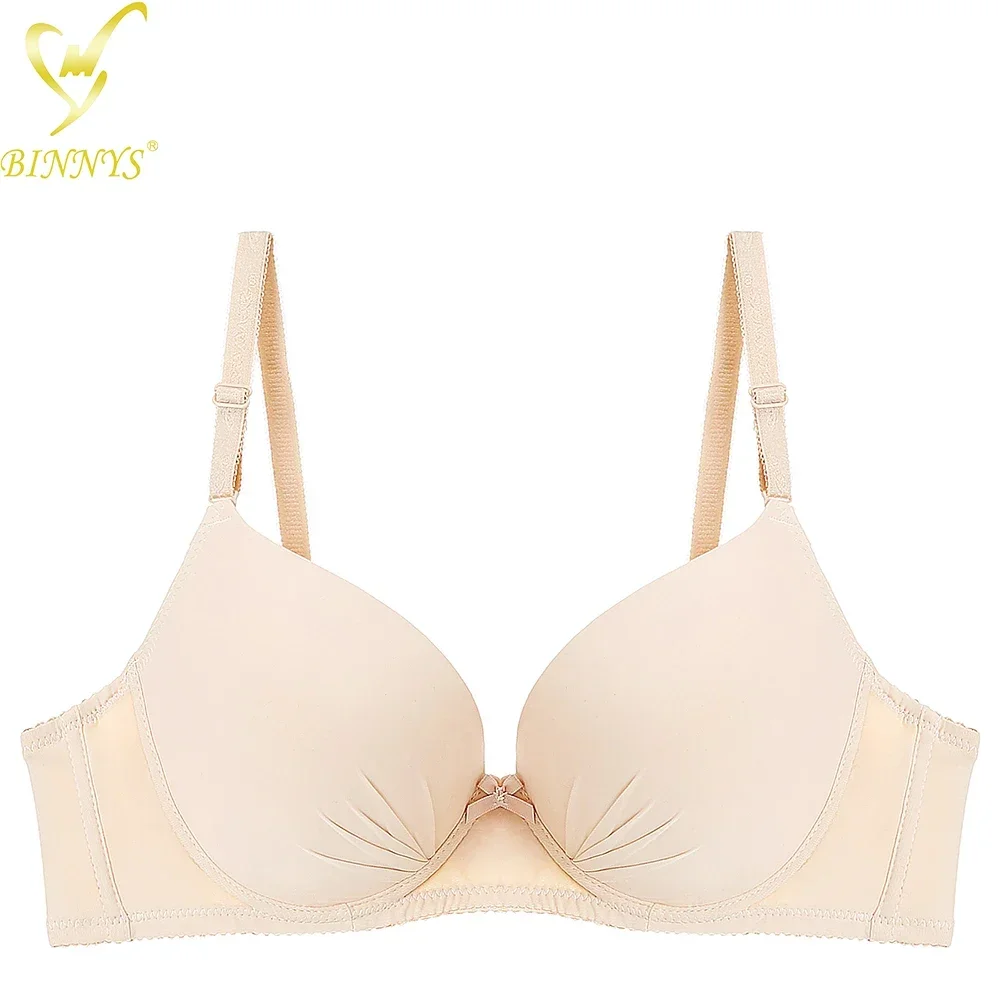 Бюстгальтеры BINNYS для женщин силиконовый бюстгальтер с чашкой C нейлоновый