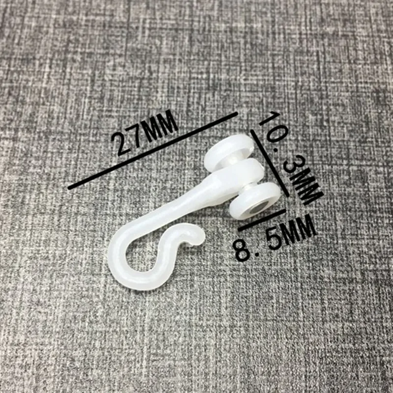 

30 шт., шкив для штор, U-образный рельсовый роликовый крючок, колесо, шкив для штор, москитная сетка, шкив для штор, аксессуары, наноколесо