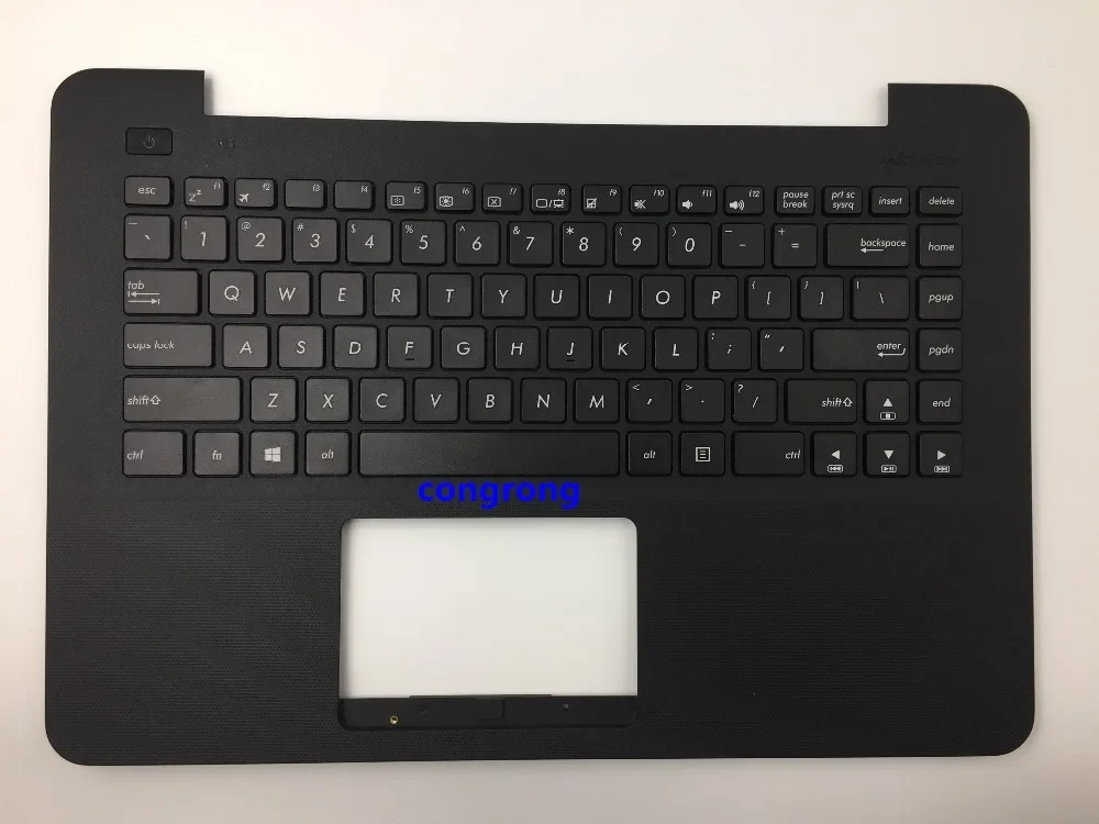 Фото Клавиатура ноутбука США с упором для рук, верхний чехол для ASUS F455 A455L K455 X455L R455L W419L Y483L, серебристый, золотой, черный, белый, красный №2