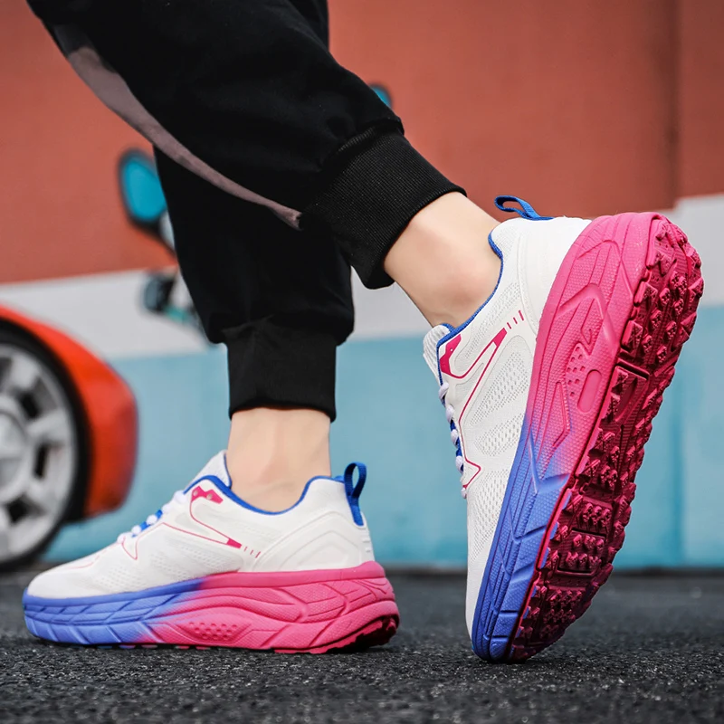 Мужские Повседневные Кроссовки С Дышащей Сетчатой Верхней Прочной Нескользящей