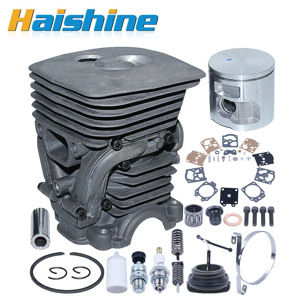 47Mm Cylinder Piston Carb Kit For Husqvarna 460, 460 Rancher Chainsaw