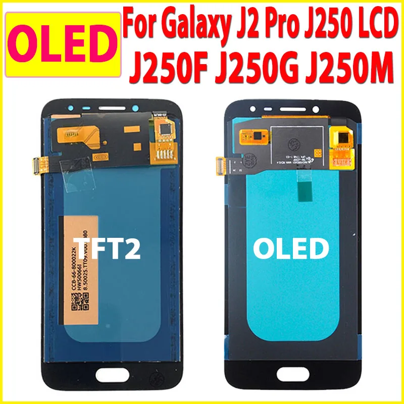 Смешанная Массовая партия ЖК-дисплей для Samsung Galaxy J2 Pro 2018 J250 SM-J250F/DS сенсорный экран