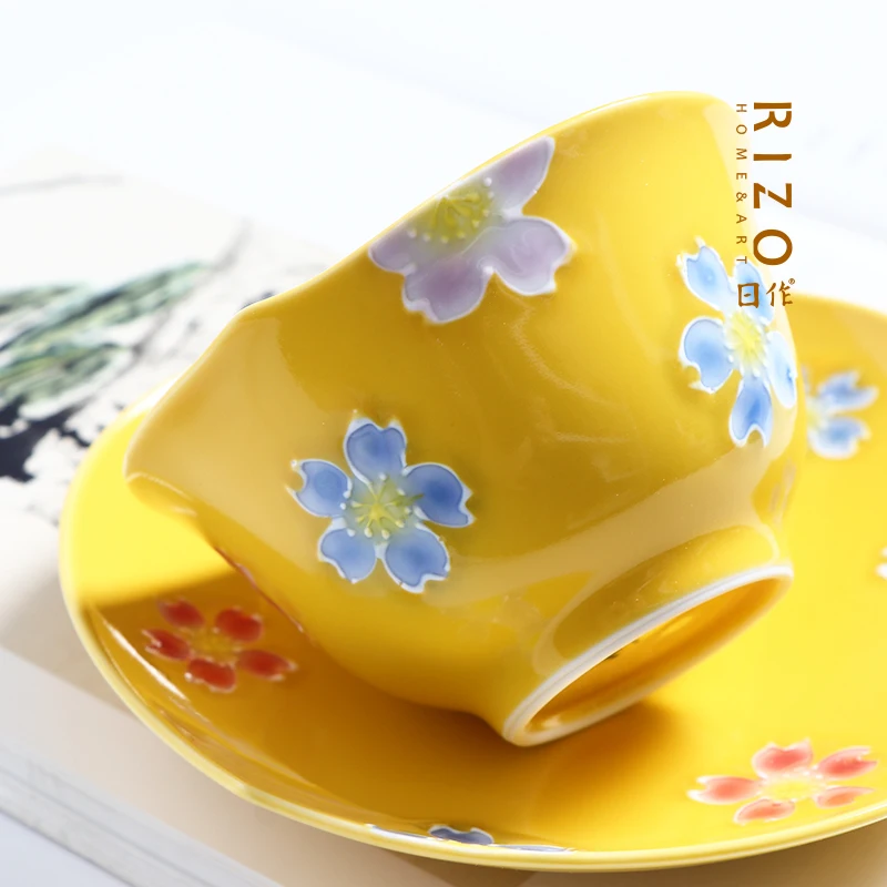 Керамика ручной работы расписанные вручную узоры Ral кофейные чашки тарелки для