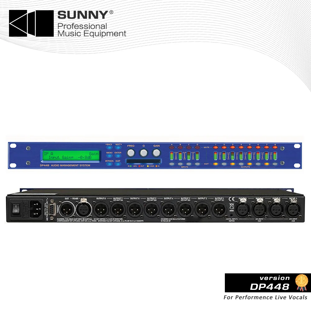 Цифровой акустический процессор XTA DP448 4 в 8 делитель система управления