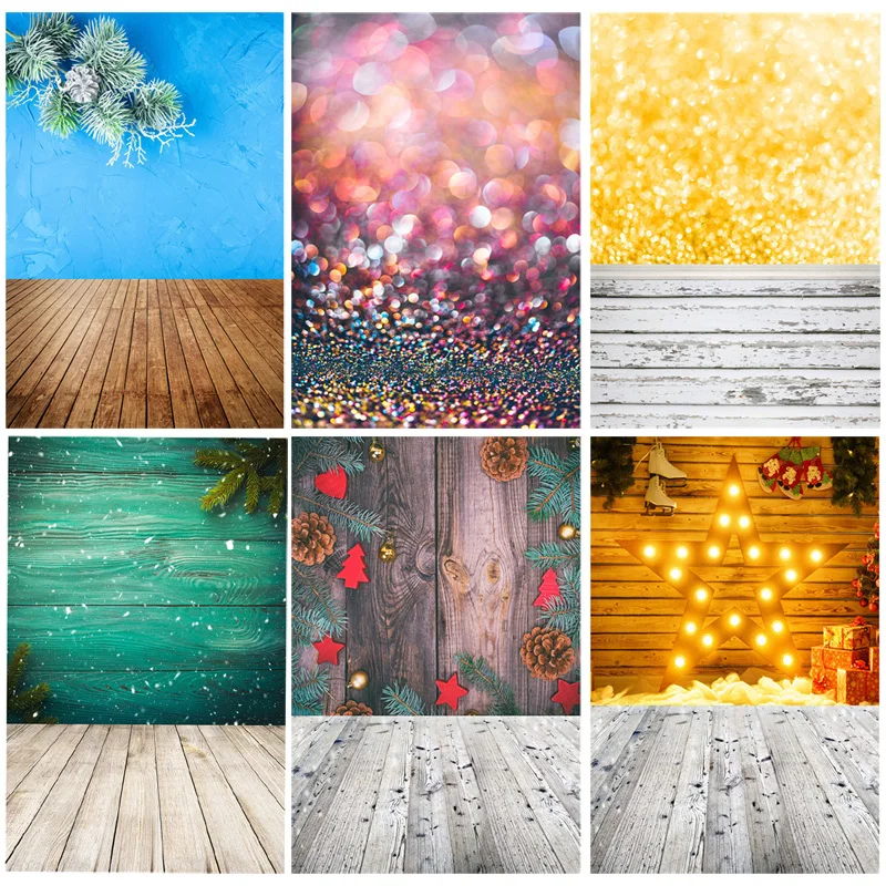 

Photorealistic Fabric Photography Backdrops Prop Wooden Planks Theme Photography Background 191106-001