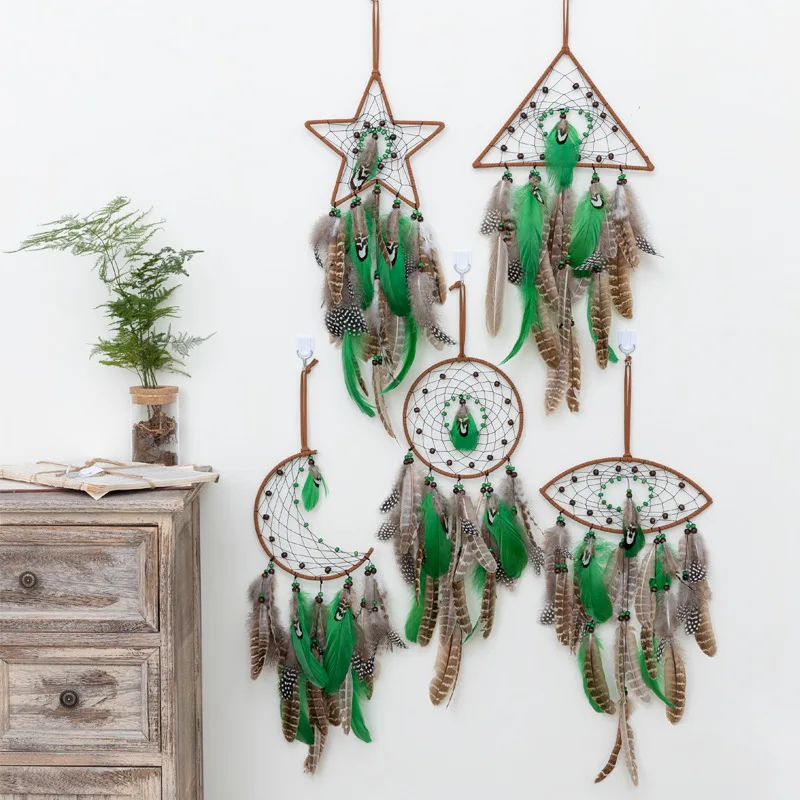 

Indian Dream Catcher Wall Hanging Room Decor Eye Moon Star Dreamcatcher Dream Catchers Vintage Decoration Nordic Home Ornaments