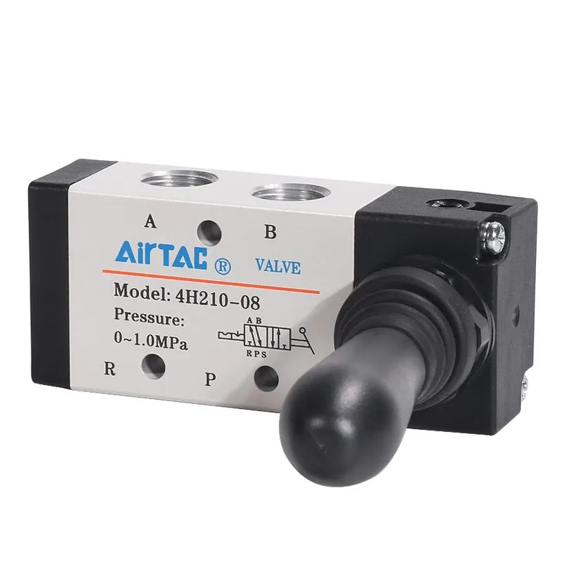Фото AIRTAC 4H210-08 4HA230 Оригинальный пневматический ручной рычажный клапан 4H310-06 4HA330/C/E/06/10 Регулирующий воздушный клапан №2