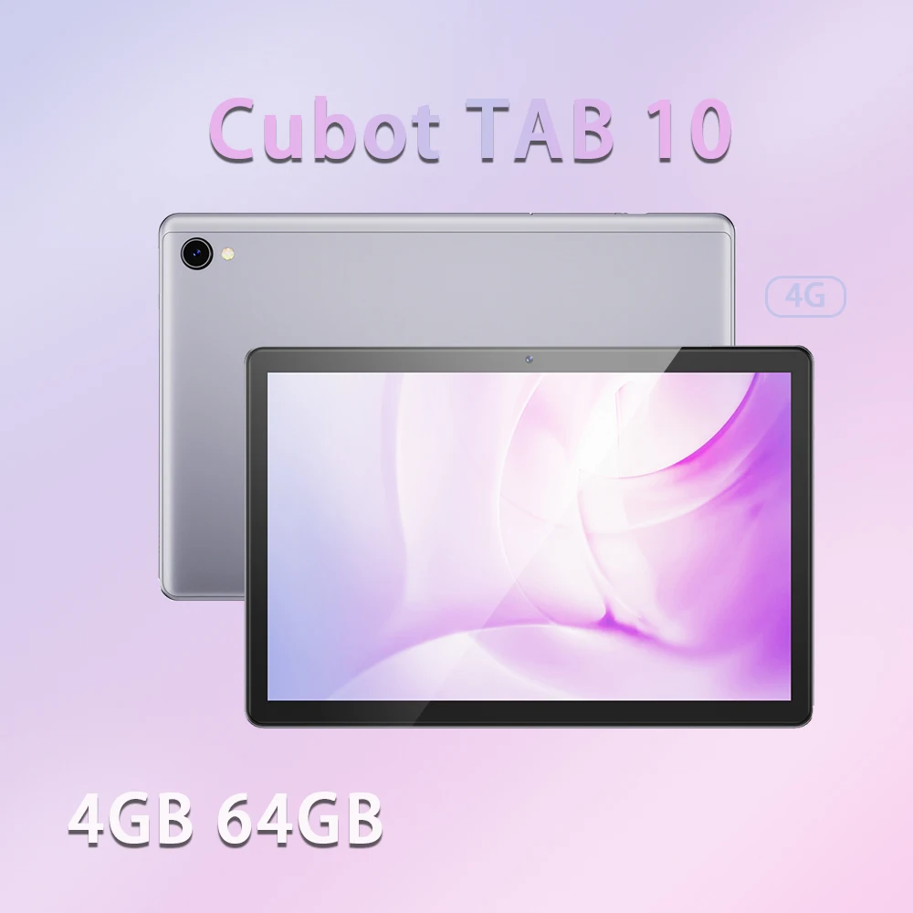 10.1 Inch FHD+ Display Cubot TAB 10 Tablet Android 11 SC9863A Octa Core 6000mAh 4GB 64GB 13MP Rear Camera 4G Network Pad