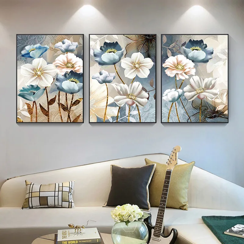 

Самодельно прозрачная фотография, скандинавский абстрактный художественный Рисунок на холсте для гостиной, спальни, Настенная картина без...