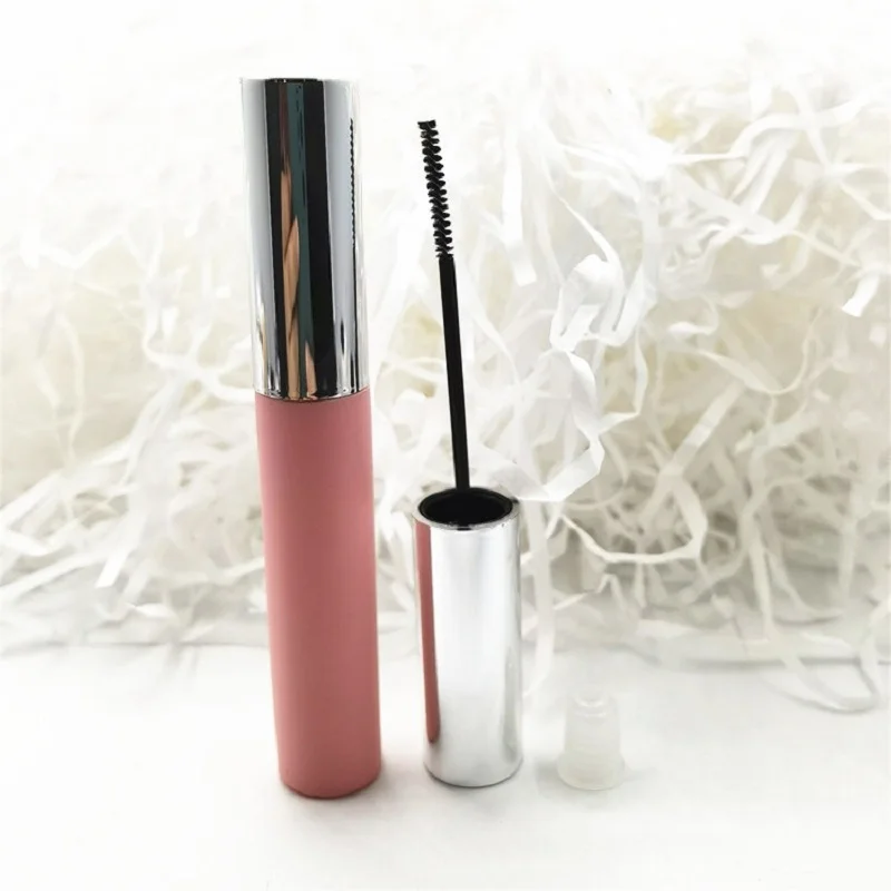 25/50 шт. Cosemtics 10 мл тонкая кисть бутылка для крема ресниц серебряная крышка пустой