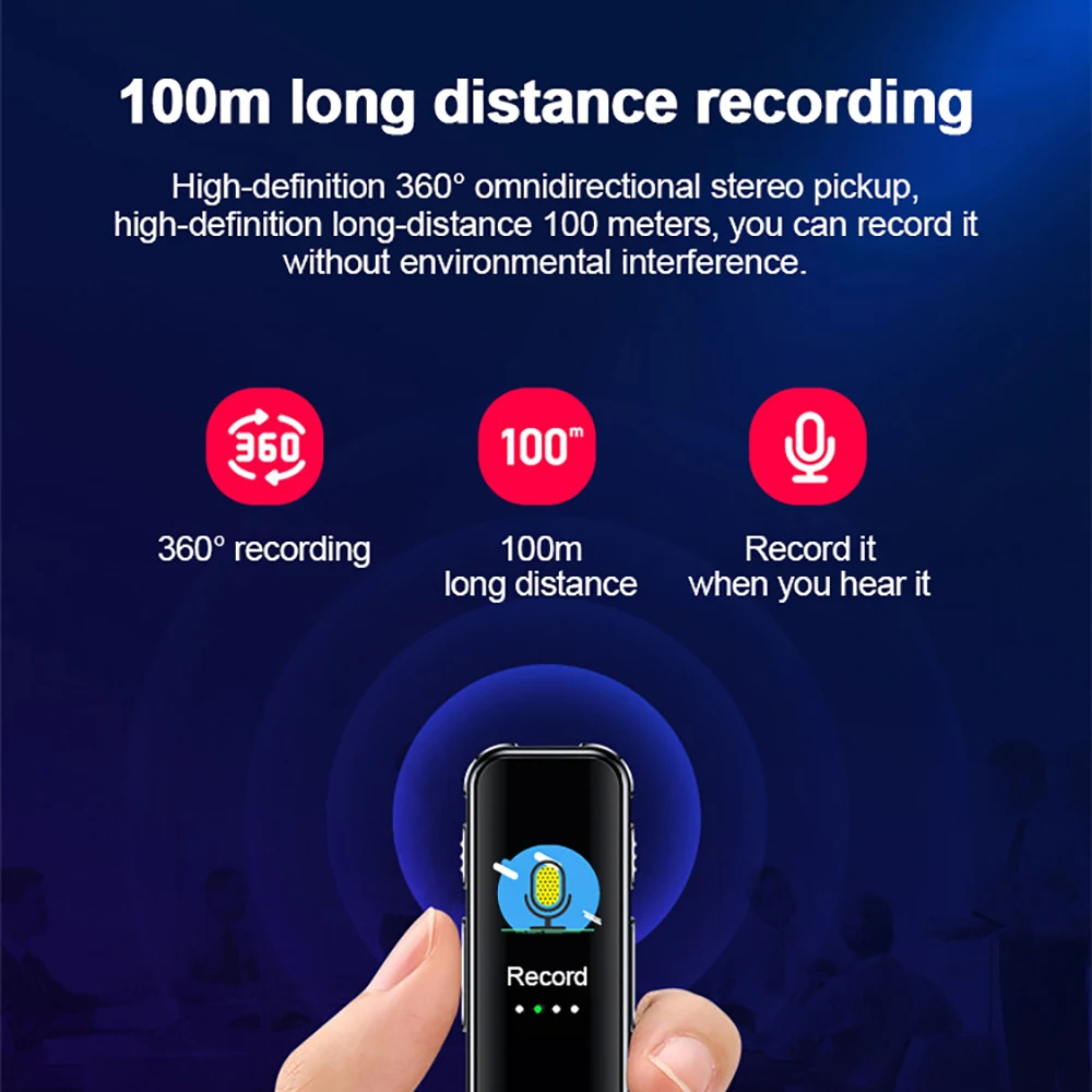 Профессиональный диктофон USB PCM 3072Kbps