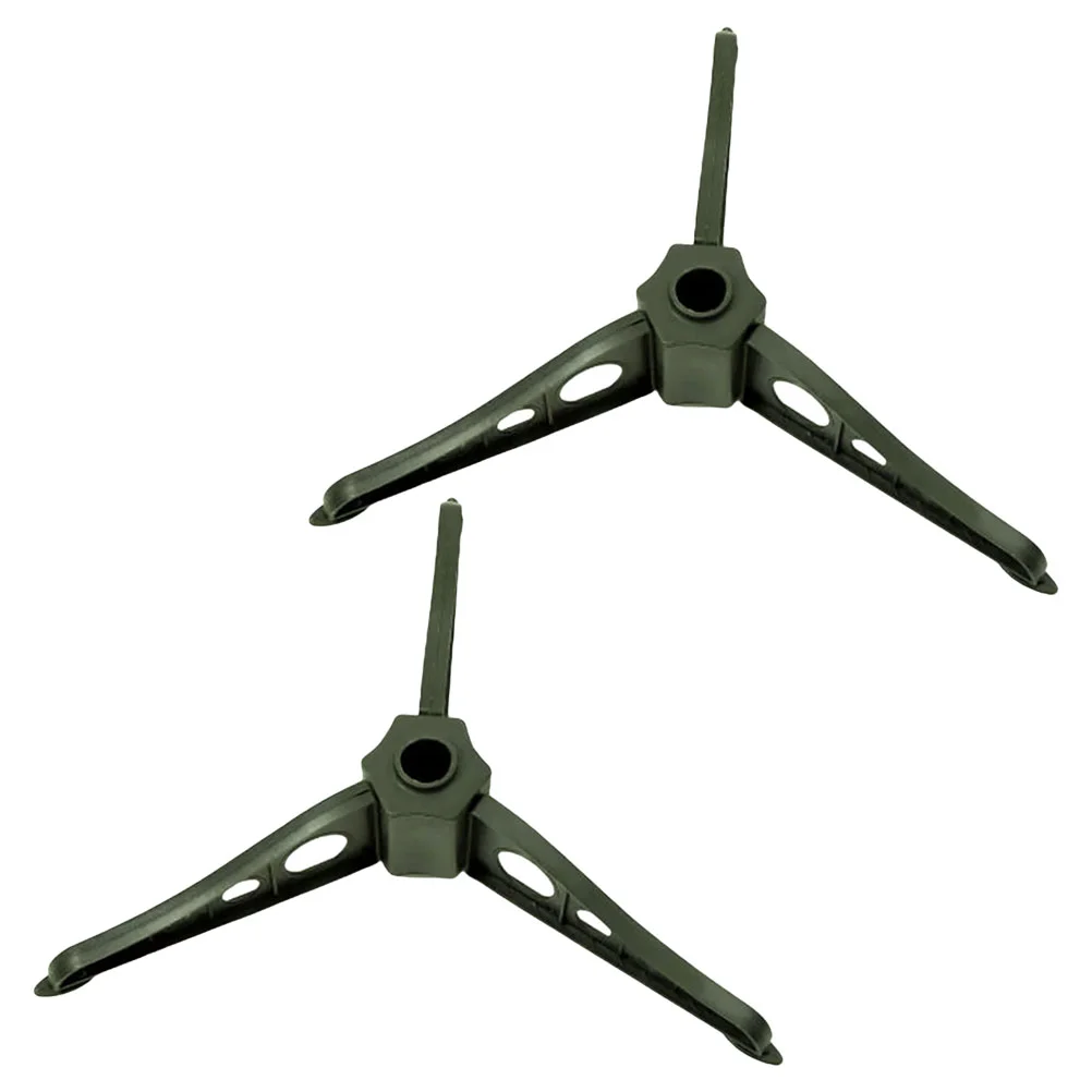 

2 Pcs Xmas Tree Christmas Base Frame Support Bracket Artificial Home Supplies Stand