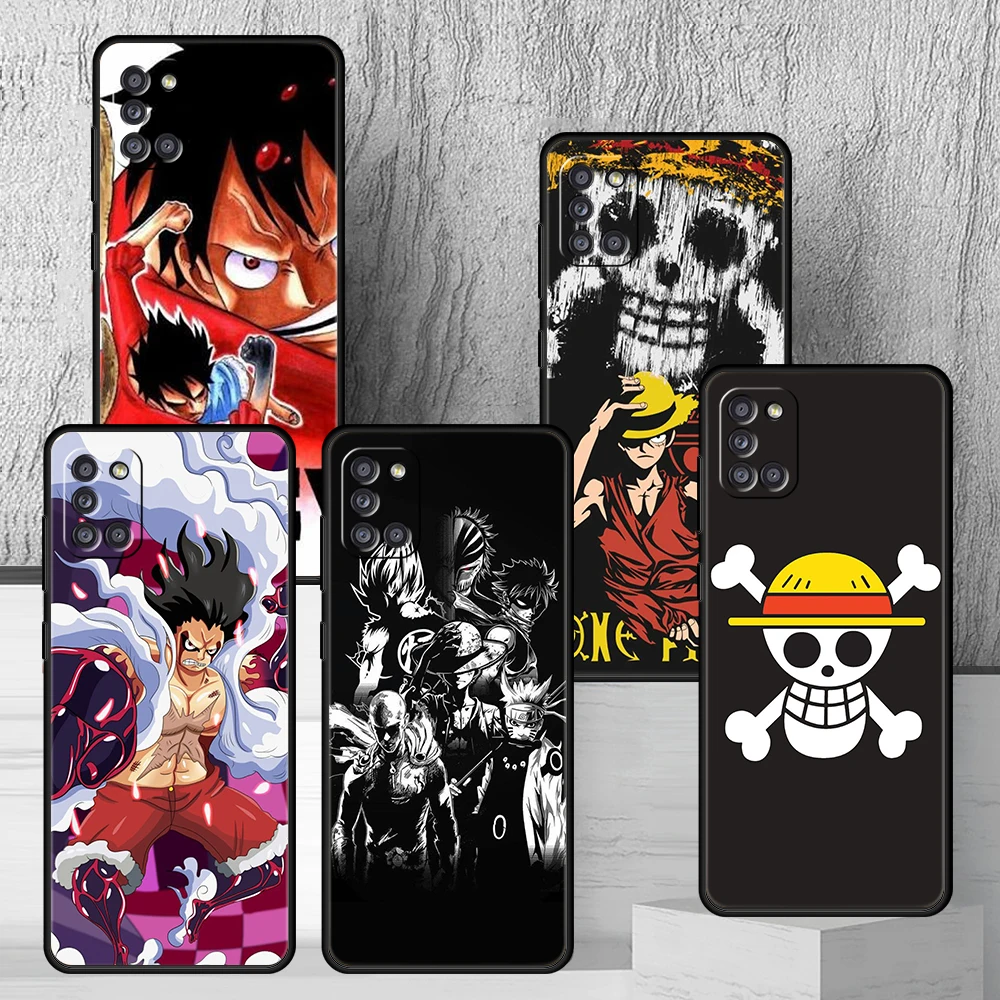 Luffy цельный аниме чехол для Samsung Galaxy A12 A52 A51 A32 A21s A71 A02s A31 A72 A22 A11 A02 мягкий телефона