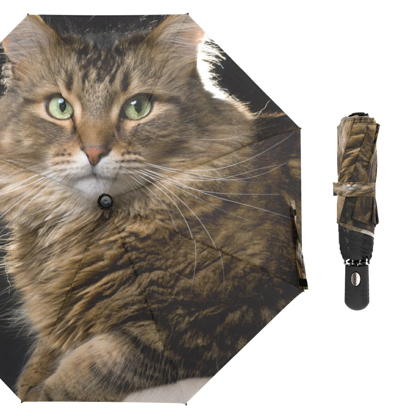 Компактный портативный зонт для путешествий полностью автоматический зонтик с