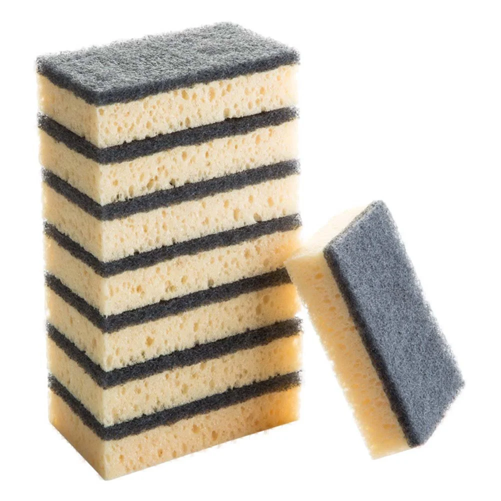 8 шт. универсальные мочалки с антипригарным покрытием губка для чистки посуды