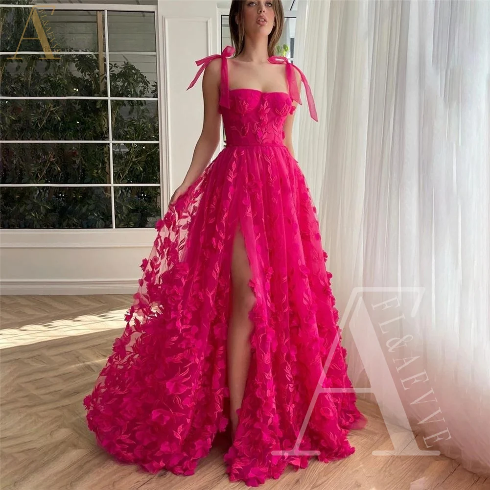 

Фуксия Тюль искусственное вечернее платье для вечеринки женское платье на тонких бретельках Вечерние платья для женщин халат