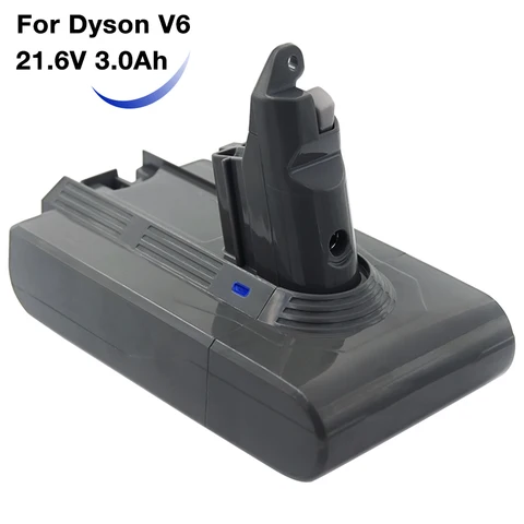 Аккумуляторная батарея LERRONX для Dyson V6 DC58 DC59 DC61 DC62 Animal SV03 SV07 SV09 21.6В 3000 мАч