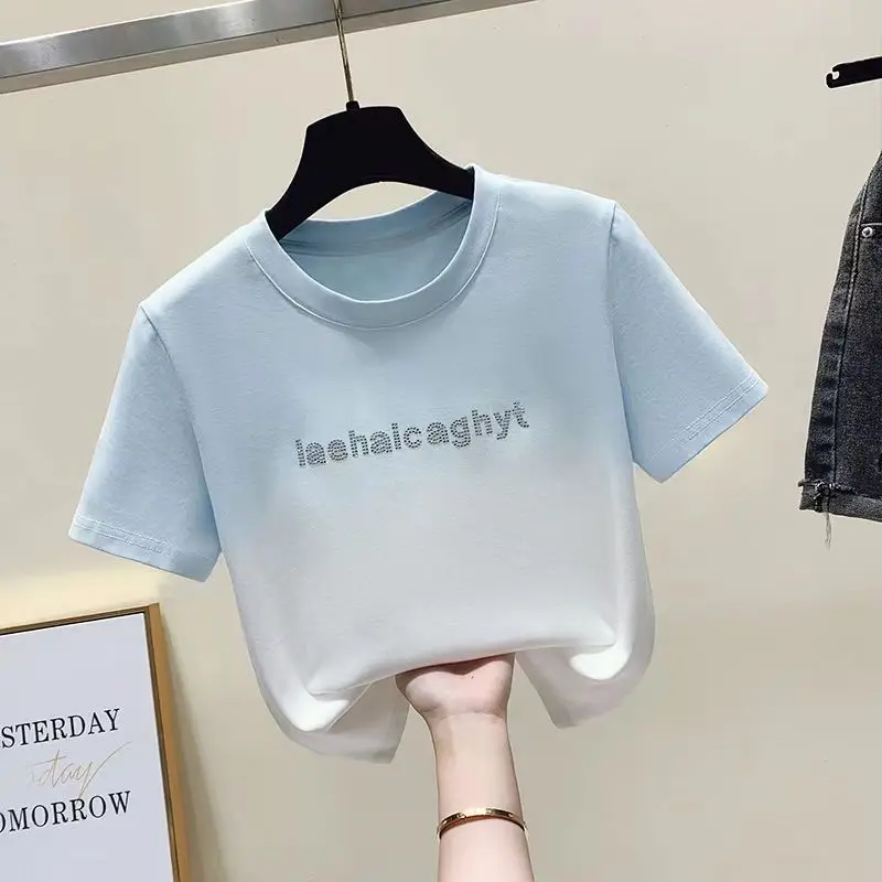 Женский спортивный костюм из двух предметов Повседневная футболка с коротким