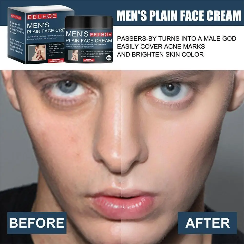 

50ml Men Skin Whitening Face Cream Concealer Ointment Cream Skin Moisturizing Cream Oil-contro Care Whitening Nutrition Ski Z4f8
