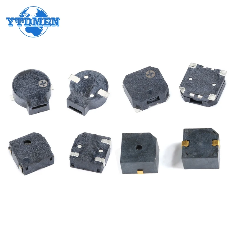 

5 шт. SMD зуммер 5020 7525 8530 9650 3 в 3,6 В 5 в магнитный мини-Активный Пассивный фотогромкоговоритель для Arduino электрокомплект