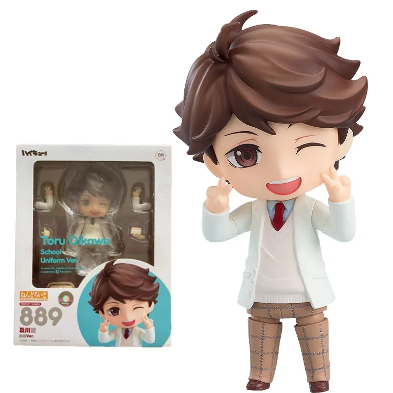 

100% оригинал, хорошая улыбка, Nendoroid Orange Rouge 889 Haikyuu! Модель фигурки аниме Oikawa Tooru