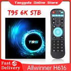 Приставка Смарт-ТВ T95, Android 10, 6k, 2,4g и телефон, Wi-Fi, поддержка BT, 128g, 6k, 16g, 32 ГБ, 64 ГБ, 4k, четырехъядерный процессор, телеприставка, медиаплеер