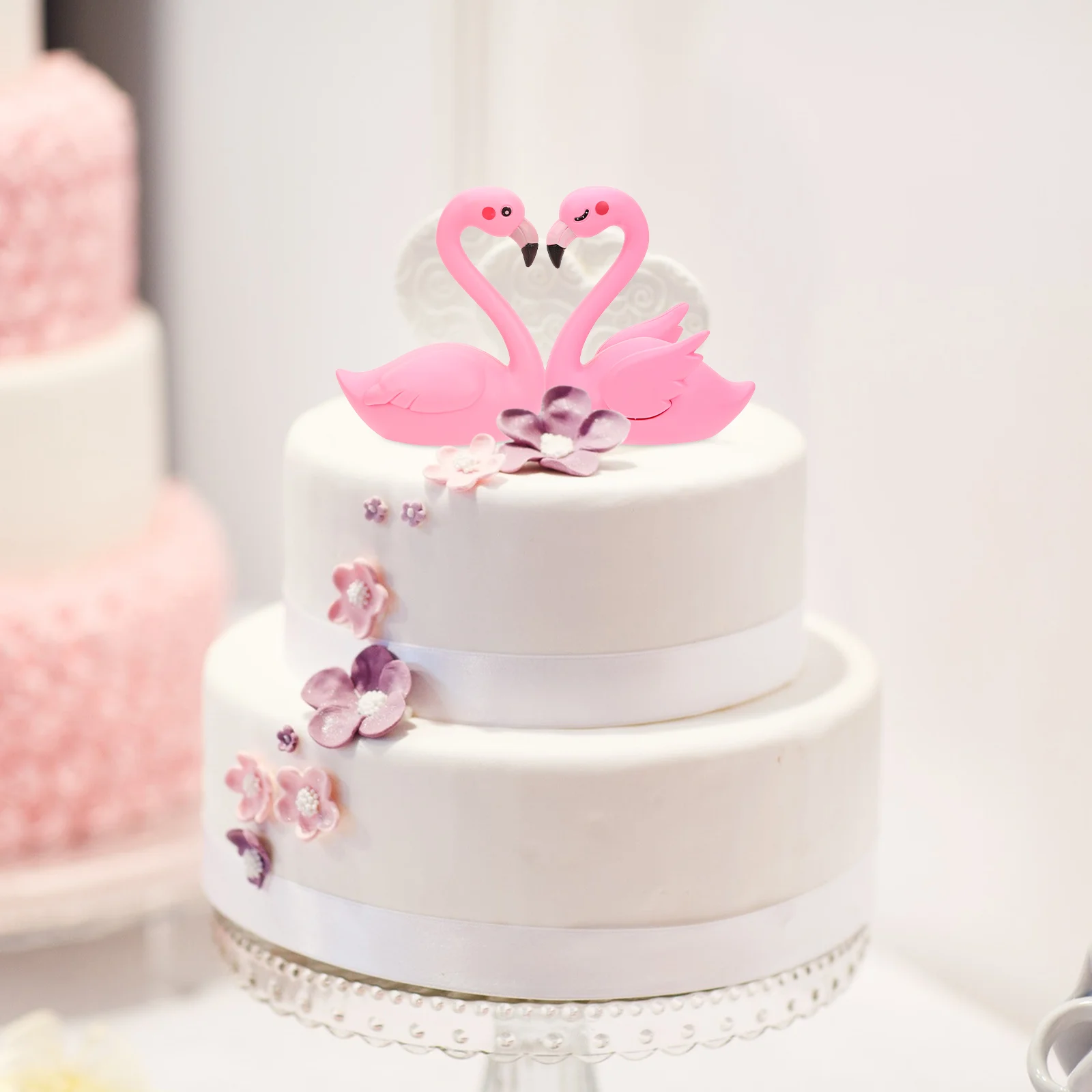 

2Pcs Delicate Personalized Decorative Miniature Figurines Garden Fairy Statues Desktop Ornaments Cake Decorations